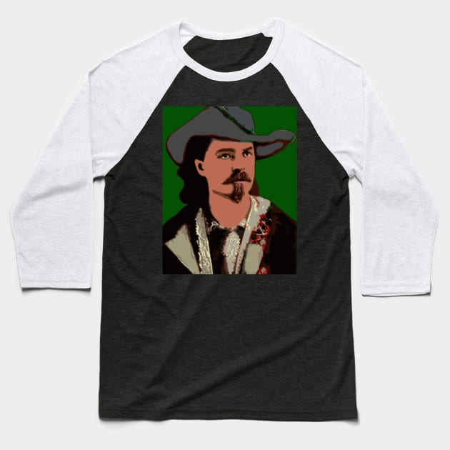 buffalo bill cody Baseball T-Shirt by oryan80